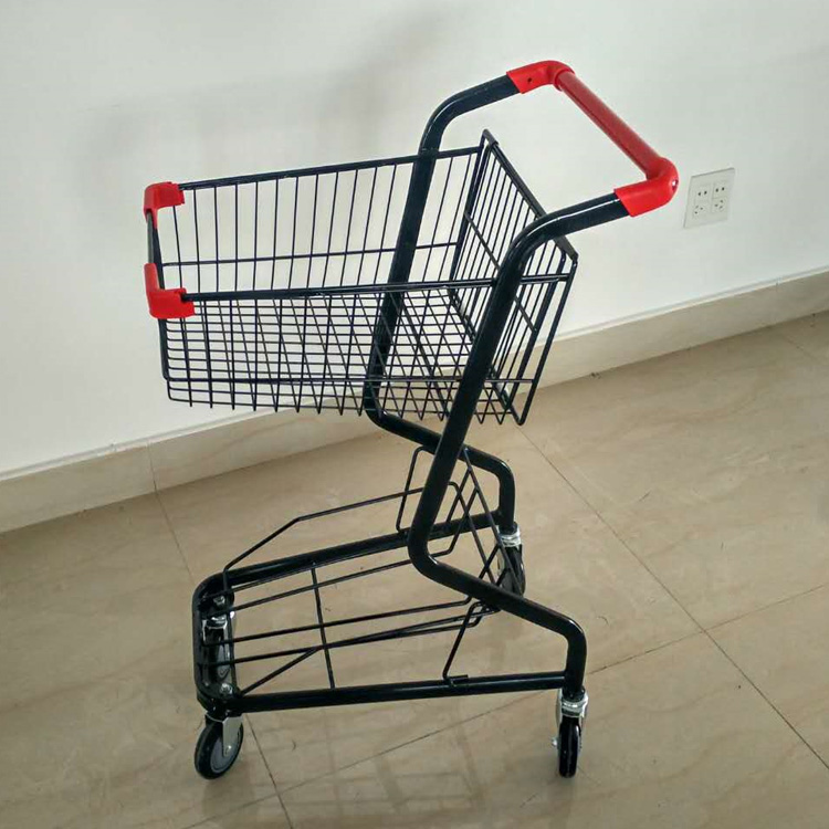 Twin basket shopping trolley