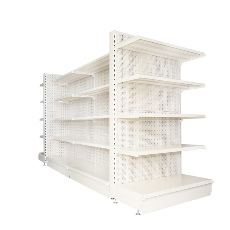 Gondolas for grocery product display supermarket shelving