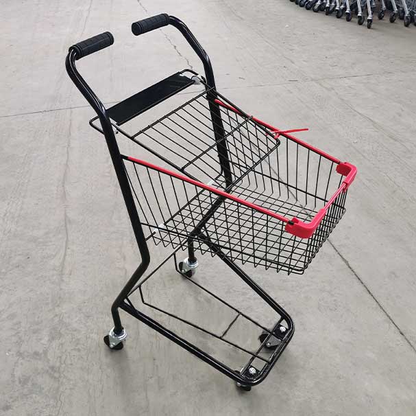 Japanese style double-decker shopping cart