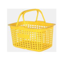 Plastic shopping basket for supermarket